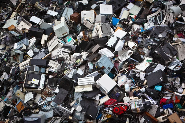 Reciclagem de velhos cumputers — Fotografia de Stock