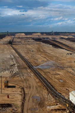 kömür madenciliği ile manzara