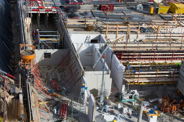 Bodrum katında bir şantiye