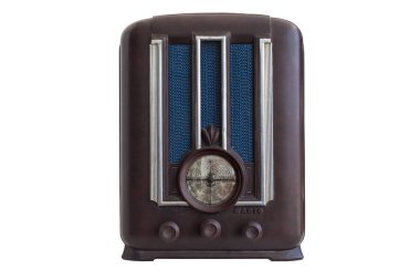 eski nostagic radyo beyaz