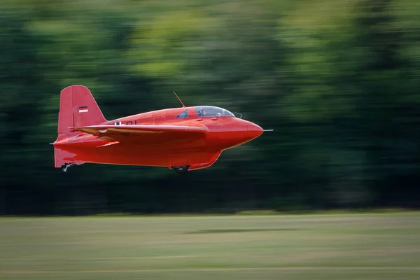 Messerschmitt Me 163 vliegtuig op airshow — Stockfoto