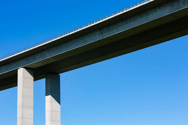Details Pijlers Van Betonnen Constructie Aichtal Viaduct Duitsland — Stockfoto