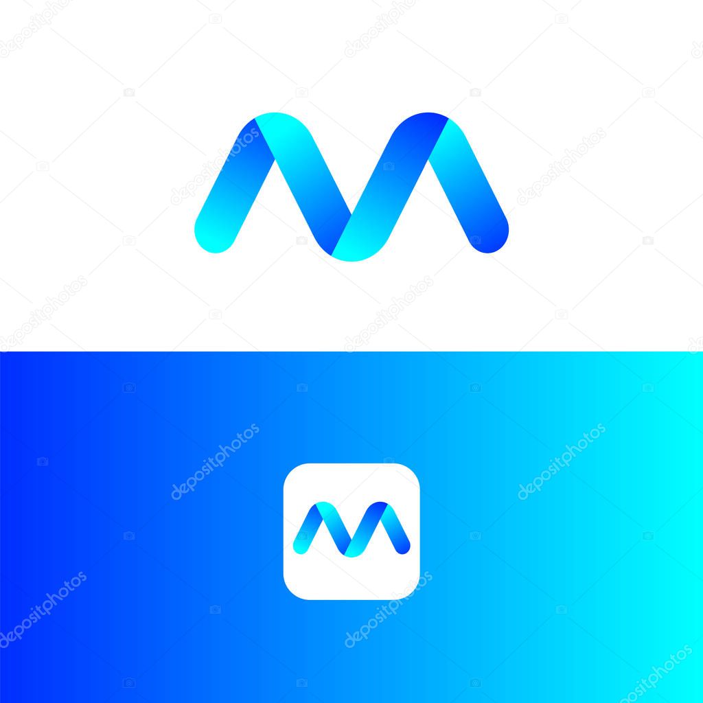 Letter m logo, m logo design
