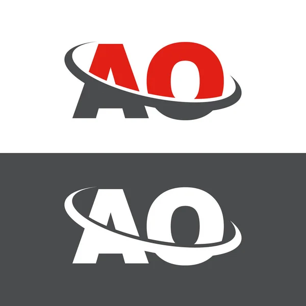 Αρχικός Σχεδιασμός Διανυσματικού Λογότυπου Letter Απλό Λογότυπο Τύπου Γραμματοσειράς — Διανυσματικό Αρχείο