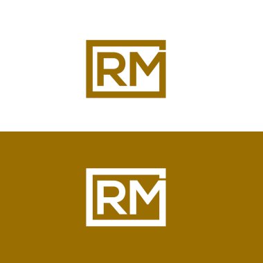 RM harfi logo satırı kare RM