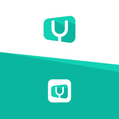 Harf y logo tasarım şablon elemanları, soyut harf logo tasarımı Vektörü