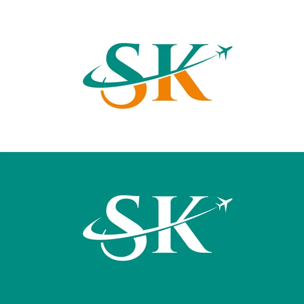 Sk Hava Seyahat Logosu Şablonu