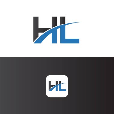 Hl Logo Harf Tasarım Şablonu Elemanı
