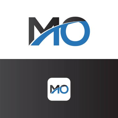 Mn Logo Harf Tasarım Şablonu Elemanı