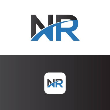Nr Logo Harf Tasarım Şablonu Elemanı