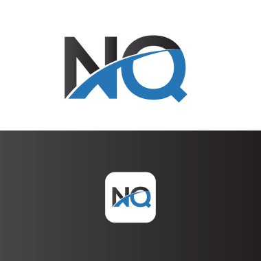 Nq Logo Harf Tasarım Şablonu Elemanı