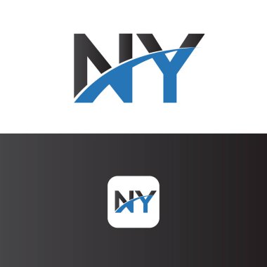 Ny Logo Harf Tasarım Şablonu Elemanı