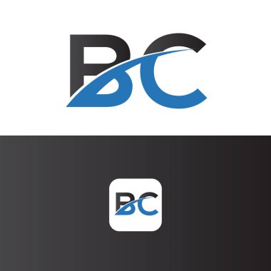 Bc Logo Harf Tasarım Şablonu Elemanı