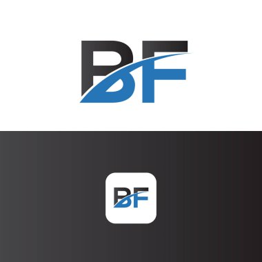 Bf Logo Harf Tasarım Şablon Elemanı