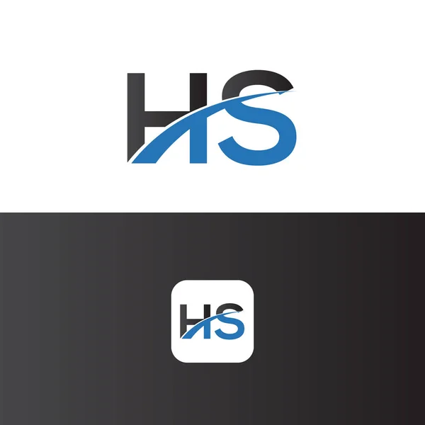 Hs Logo Harf Tasarım Şablonu Elemanı