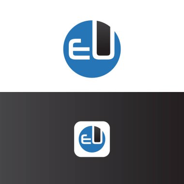 AB Harfi Logo Tasarım Şablonu