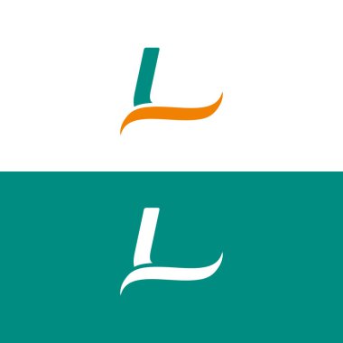 harf logo tasarım vektörü