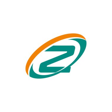 Mektup z logo simge tasarım şablonu öğeleri