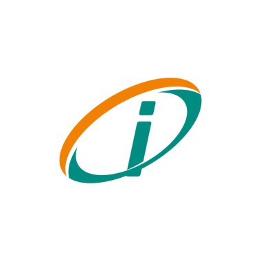 I. Harf Simge Vektör Şablonu