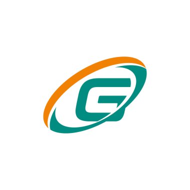 G Harfi Logo Simgesi Vektör Şablonu