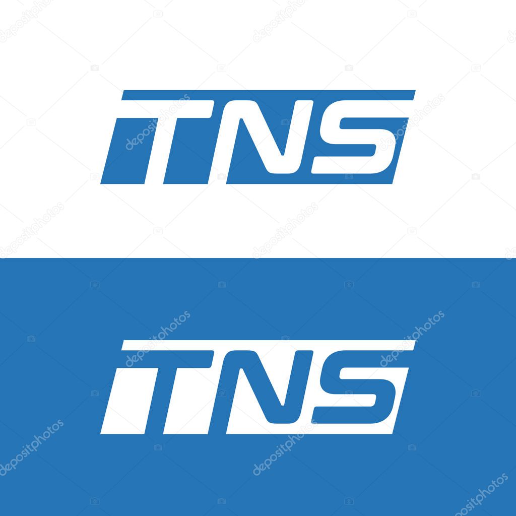 TNS letter logo design vector