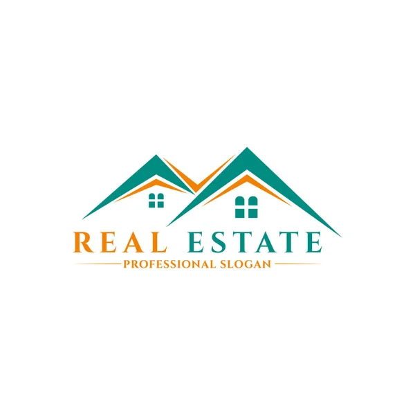 Property Real Estate Logo Vector — Stok Vektör