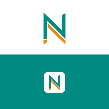 n letter logo, n logo design
