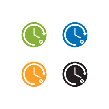 Time icon, Clock icon vector, Time and clock icons.