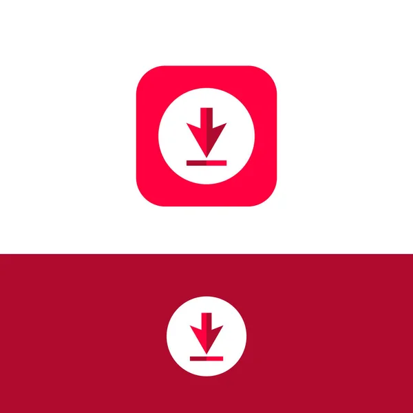 Lataa Kuvake Vektori Logo Suunnittelu Symboli Sovellus App Download Kuvake — vektorikuva