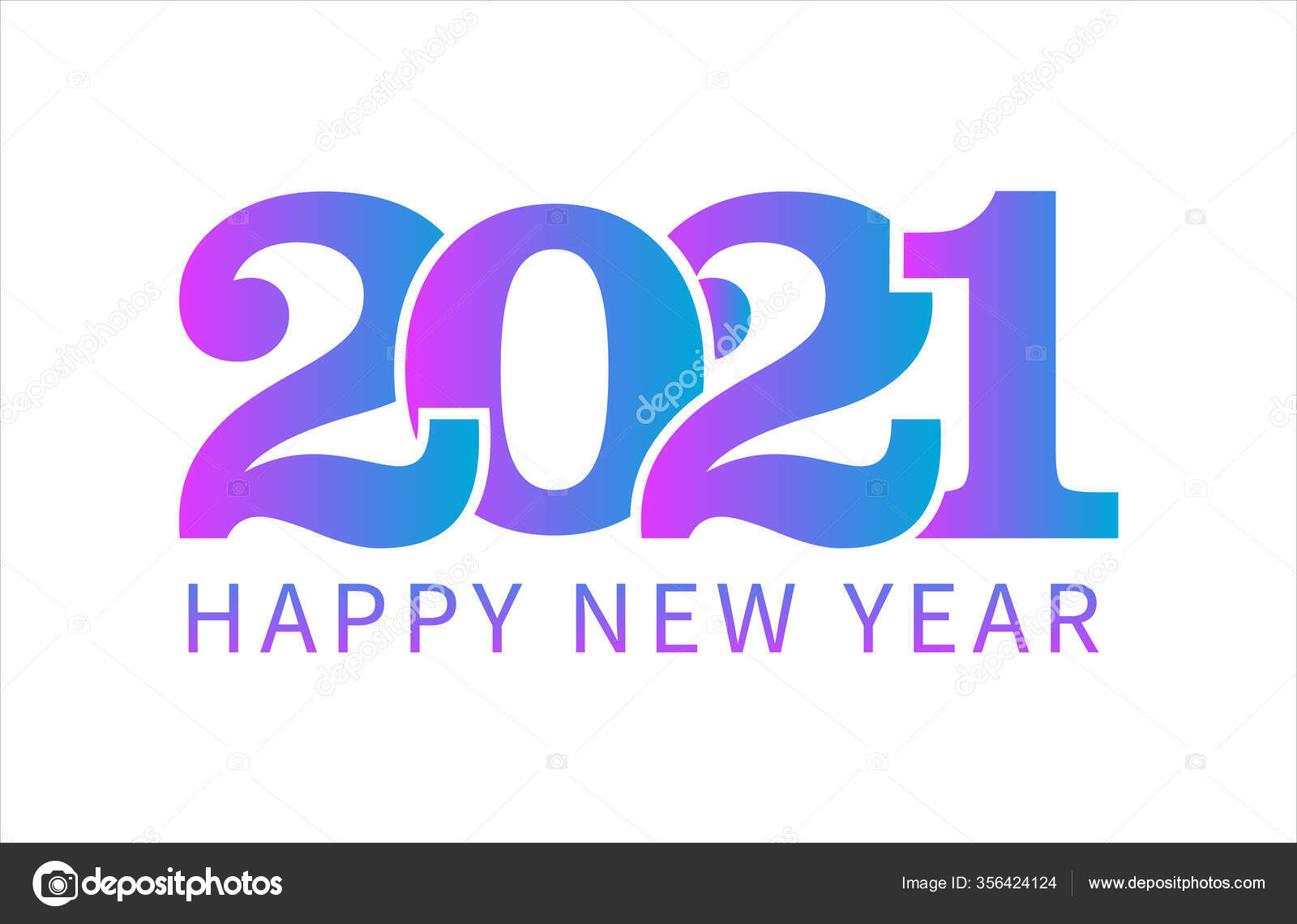 21年新年快乐文字设计矢量21年新年快乐 图库矢量图像 C Rubelhossain