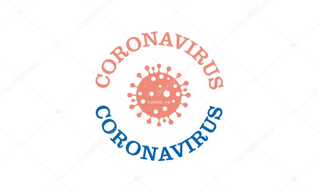 World Health organization WHO introduced new official name for Coronavirus disease named COVID-19, dangerous virus vector illustration