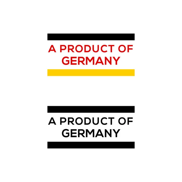 Produto Alemanha Carimbo Selo Design Vetor Download —  Vetores de Stock