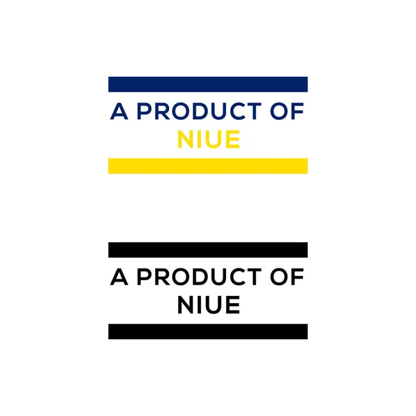 Niue Pulu Fok Tasarım Vektörü Indirmesinin Bir Ürünü — Stok Vektör