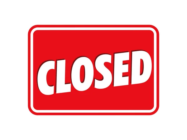 Sentimos Estamos Cerrados Vector Signo Tienda Cerrada Vectores — Vector de stock