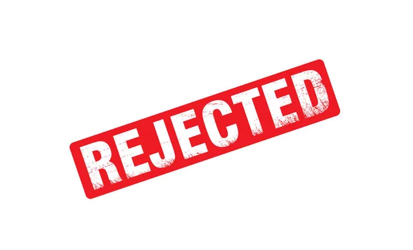 Reddedilmiş kauçuk damga vektör resmi, reddedildi
