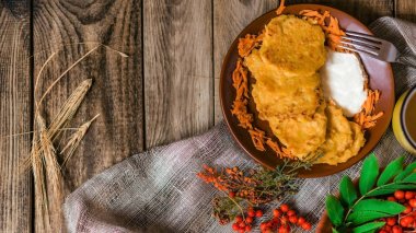 sonbahar sebze havuç ile börek