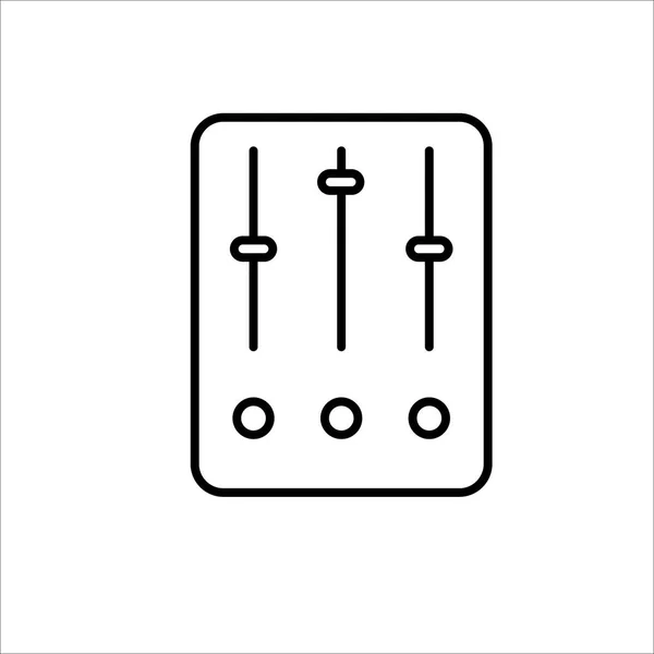 Ícone de configuração no fundo branco —  Vetores de Stock