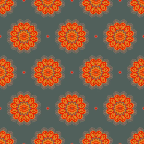 Modèle sans couture mandala — Image vectorielle