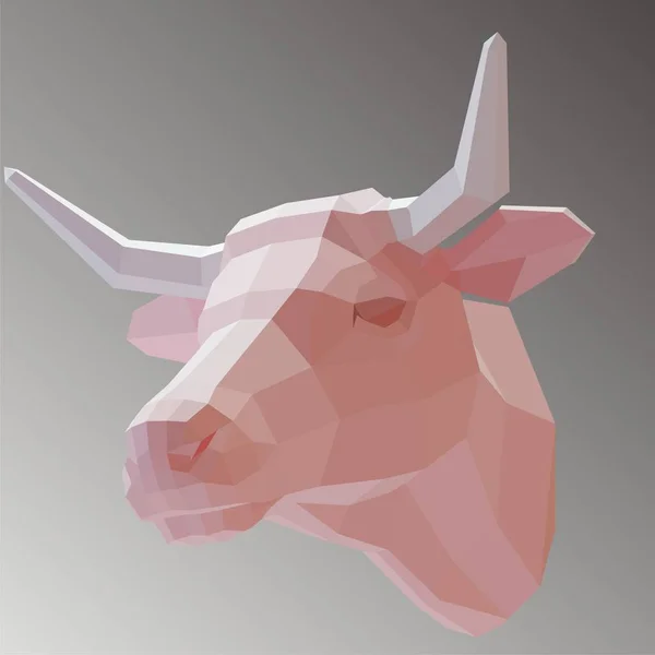 Spanyol geometriai csata bika — Stock Vector