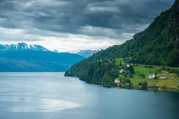 Bella Natura Hardangerfjord paesaggio Norvegia — Foto Stock