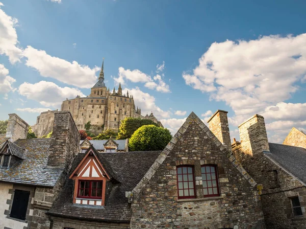 Mont Saint Michel tidal island — Stock Photo, Image