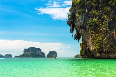 Tayland, Krabi 'deki Railay plajı.