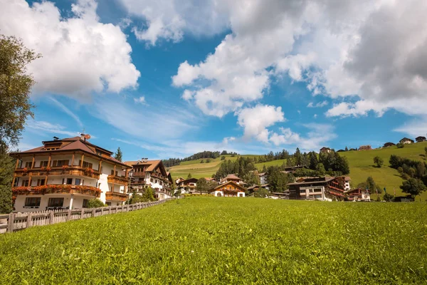 Village Val Gardena South Tirol Dolomites mountain — Stock Photo, Image