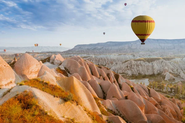 Globo aerostático en Capadocia, Turquía —  Fotos de Stock