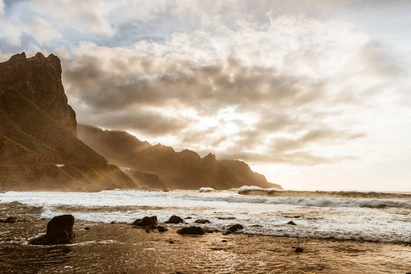 Puesta de sol sobre el océano Tenerife —  Fotos de Stock