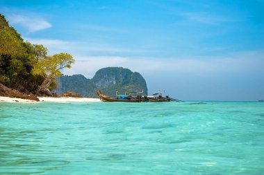 Koh bambu ada defne, longtail, Tayland