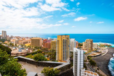 Aerial view to Puerto de la Cruz, Tenerife