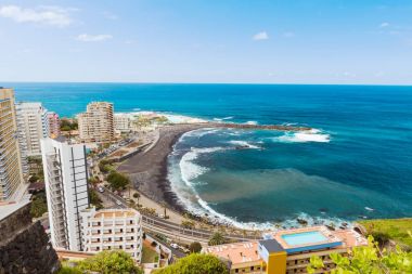 Aerial view to Puerto de la Cruz, Tenerife