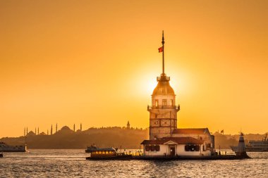 Kızlık kule ya da Kiz Kulesi Istanbul, Türkiye