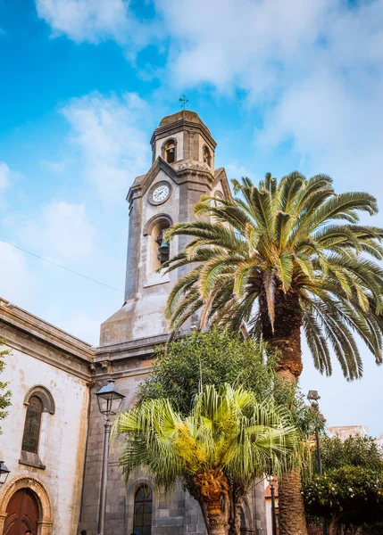 Church in Puerto de la Cruz Tenerife Canary Spain. — Stok fotoğraf